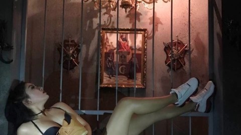 健身房里邂逅篮球与AJ：她是甜酷性感的宅男女神糖糖